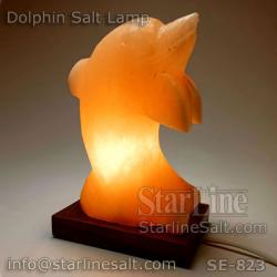 Dolphin Salt Lamp Pink